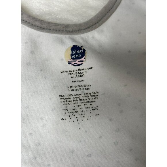Nested Bean Zen Sleep Sack Small 0-6 Months White Gray Dot Unisex - Picture 7 of 8